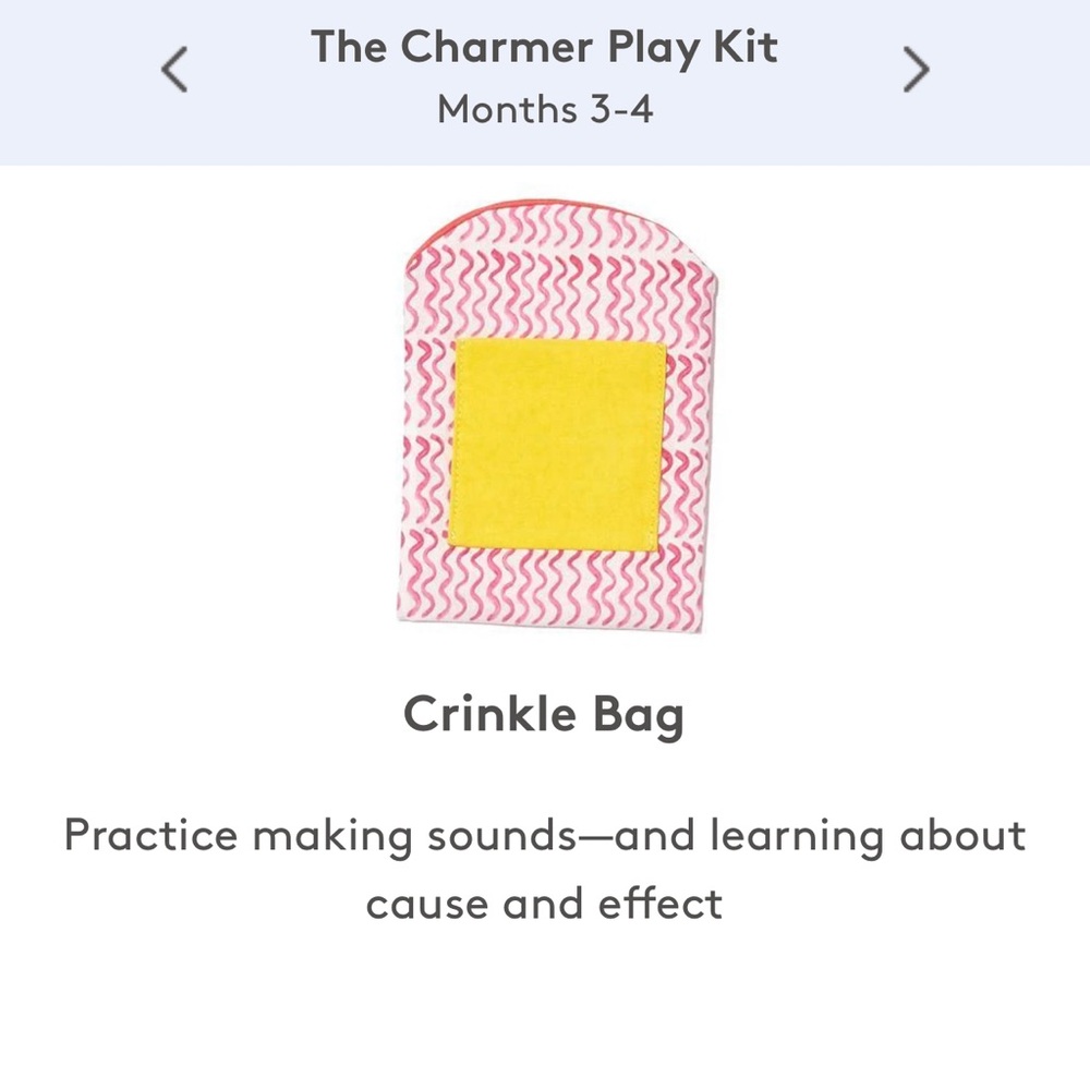 Lovery crinkle bag